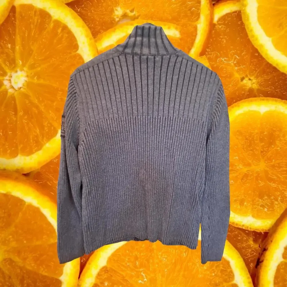 Calvin Klein Jeans Full Zip‎ Sweater with Front Pockets Size Large